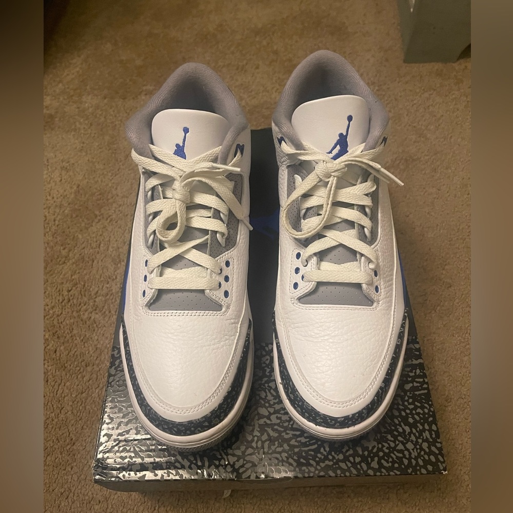 Air Jordan 3 Racer Blue, size 10.5. Excellent used condition.